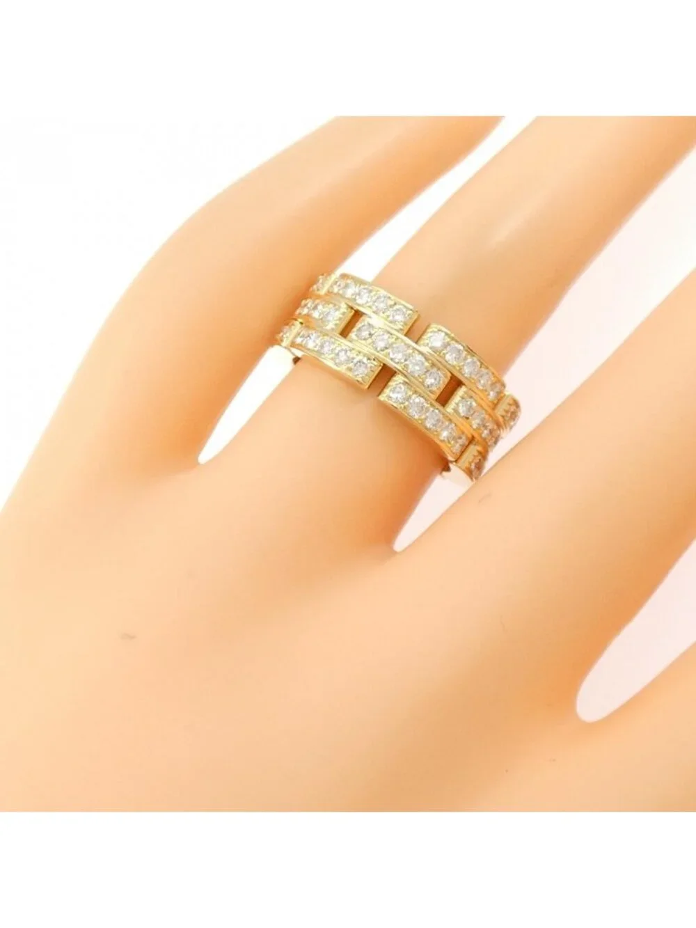 Cartier Maillon Panthere Full Diamond Ring